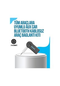 Resim Northcity Araç İçi Bluetooth Aux Müzik Ve Telefon Görüşmesi Adaptörü - Kablosuz Ses Ve Eller Serbest Arama 