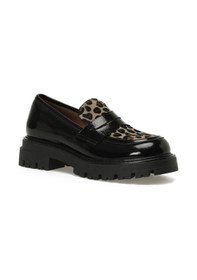 Resim Nine West Raquel5 5pr Leopar Kadın Loafer 000000000102034096 Kahverengi 