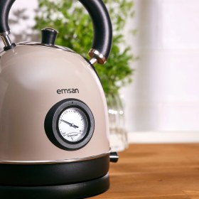 Resim Emsan Turtle Kettle Beige 