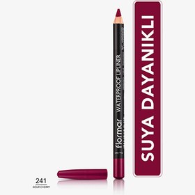 Resim Flormar Suya Dayanıklı ve Yoğun Pigmentli Mat Dudak Kalemi 241 Sour Cherry 