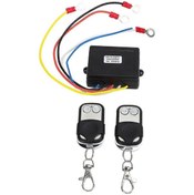 Resim 12v 24v Kablosuz Vinç Uzaktan Kumanda Anahtarı Alıcı Kiti Evrensel Kamyon, Atv, Suv G20241649269 