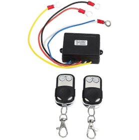 Resim 12v 24v Kablosuz Vinç Uzaktan Kumanda Anahtarı Alıcı Kiti Evrensel Kamyon, Atv, Suv G20241649269 