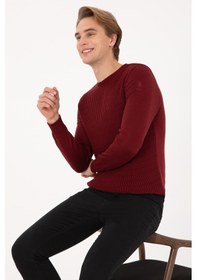 Resim U.S. Polo Assn. Erkek Bordo Kazak 50307827-VR014 