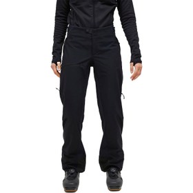 Resim Peak Performance Ascent Softshell Kadın Siyah Kayak Pantolonu 