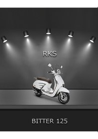 Resim Rks Bitter 125 Motosiklet Beyaz 