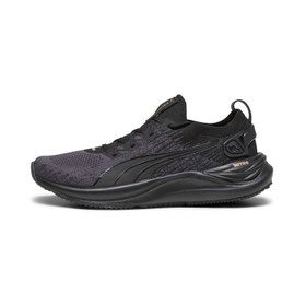 Resim Puma Electrify Nitro 3 Knit Puma Black-st Kadın Siyah Yol Koşusu Ayakkabısı 