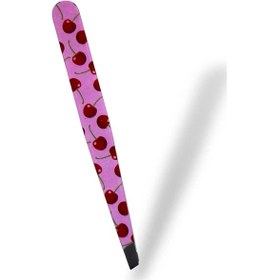 Resim Caş Dekorasyon Pembe Renk Kiraz Desenli Çelik Cımbız 