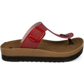Resim Twigy Ss1060f Tw Aris Parmak Arası Kırmızı Çocuk Terlik-1575 Ss1062 Kırmızı 