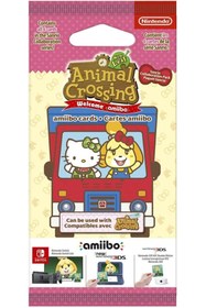 Resim Nintendo Animal Crossing Sanrio Amiibo Kart Set New Horizons 