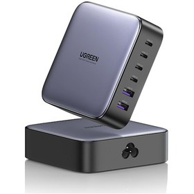 Resim Ugreen Nexode 200W GaN II 6 Portlu Masaüstü Hızlı Şarj Cihazı İstasyonu 