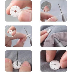 Resim 5DM Yorgan Kılıfı Nevresim Sabitleme Klips Takımı 