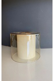 Resim Genel Markalar Çift Cam Bal Rengi Avize Camı ( Çapı 13,5cm-boyu 12 Cm) E27 