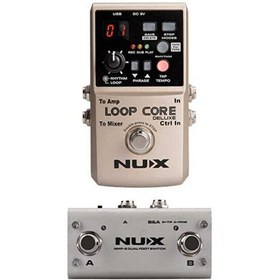 Resim Nux Loop Core Deluxe Looper Pedalı ve Kontrol Pedalı 