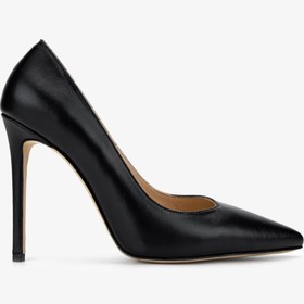 Resim Valmenti Kadın Hakiki Deri Siyah Stiletto VLM4624 