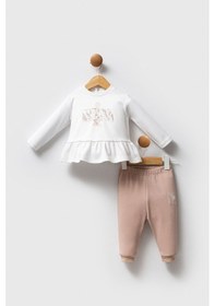 Resim U.s. Polo Assn Kız Bebek Beyaz Takım Usb2709-c-v1 Beyaz 
