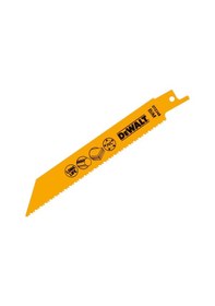 Resim Dewalt DT2348-QZ 152 MM 1.8-2.5 MM Diş 3-8 MM Kesim 5'li Bi-Metal Sert Plastik Sandviç Kesim Tilki Kuyruğu Testere 