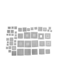 Resim Xurunkeji 47 Adet/takım Doğrudan Isı Reballing Evrensel Doğrudan Şablonlar Oyun Konsolu Ps3 Cpu Ps4 Gpu Xbox Cxd Wıı İçin 