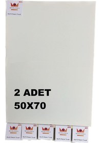 Resim Moranka Tuval&Boya Moranka 2'Li 50X70 Tuval Çift Astarlı Arkadan Zımbalı Tuval 