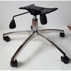 Resim Kamusalmarket Oyun Koltuğu Yıldız Ayağı Tek Kol Mekanizma Krom Pistonlu 