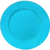 Resim Tabak Kristal 22,5 Cm Mavi Pk:6 +3 