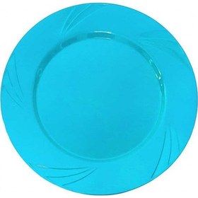 Resim Tabak Kristal 22,5 Cm Mavi Pk:6 +3 