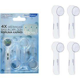 Resim Comfy + 3d Maxcare Oral-b Uyumlu Diş Fırçası Başlıkları + Fırça Koruma Kapağı 