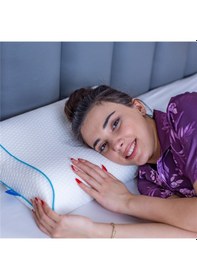 Resim SimpleThePillow Boyun Destekli Visco Yastık Boyun Fıtığı Boyun Düzleşmesi Boyun İçin Ortopedik Boyun Yastığı 55*35*13*8 