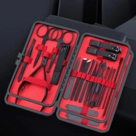 Resim 18 Parça Çanta Tipi Manikür Pedikür Tırnak Bakım Seti 