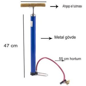 Resim Pompa El Pompası Metal Büyük Boy 47 Cm Pompa 