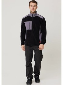 Resim Rosa Fleece Coat Erkek Polar Mont - İş Güvenliği Ve Outdoor Kullanım İçin Sıcak Ve Dayanıklı Polar M Siyah 
