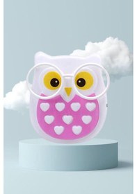 Resim Baykuş Led Gece Lambası Beyaz - Sarı 