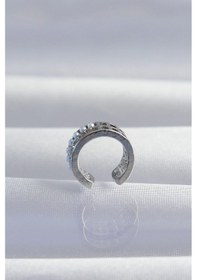 Resim Pirinç Gümüş Renk İncili Baget Taşlı Earcuff Küpe - Tj-bkp9338 Çok Renkli çok renkli 