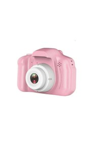 Resim whitetech Pembe Renk Mini 1080p Hd Çocuk Kamera Dijital Fotoğraf Makinesi 2.0 Inç Ekran+32 gb Sd Kart 