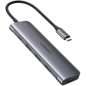 Resim Type-C Usb Çoklayıcı Ve HDMI Dönüştürücü Adaptör 