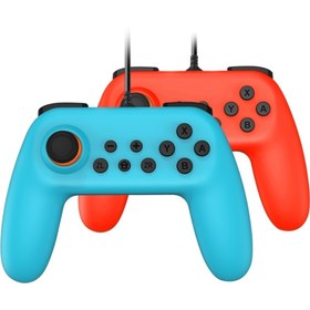 Resim YUES Switch Joystick Kablolu Pro Controller Oyun Kolu 2 Adet (switch / Switch Lite / Switch Oled Uyumlu) 