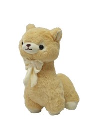 Resim Sevimli Peluş Lama Oyuncak 35 Cm Uyku Arkadaşım Bej 