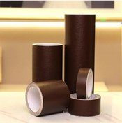 Resim Deri Tamir Bandı Tamir Sübvansiyonu Motosiklet Koltuğu Araba Koltuğu Deri Dark Brown 3cm X 3m 