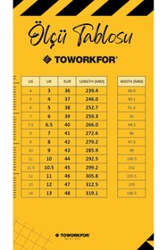 Resim Toworkfor Zero All Black Fast Fit | S3S | Sr | Esd Iş Ayakkabısı 