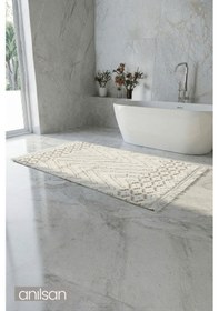 Resim Karya Hardal Büyük Ayak Havlusu - 70x130cm , 800gr %100 Pamuk, Spa Ve Otel Banyo Paspası Hardal 