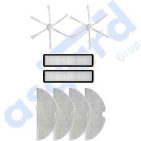 Resim Dreame D9,d9 Max,l10 Pro,d9 Pro Uyumlu 2 Yan Fırça 2 Filtre 4 Mop Pkt-iasgf0000165 
