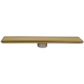 Resim Sukar Duş Kanalı Line 6 40 Cm Altın Plain Süzgeç 1156-1034000-71 