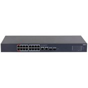 Resim Dahua CS4220-16GT-190 16Port Gigabit 16 Port PoE 190W +2 Port Gigabit Uplink +2 Port SFP Gigabit Combo Cloud Yönetilebilir Switch 