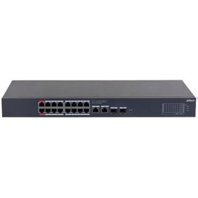 Resim Dahua CS4220-16GT-190 16Port Gigabit 16 Port PoE 190W +2 Port Gigabit Uplink +2 Port SFP Gigabit Combo Cloud Yönetilebilir Switch 