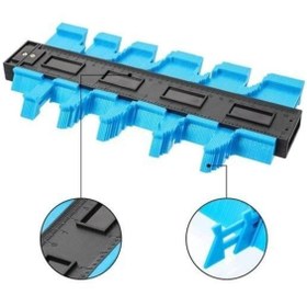 Resim Evvano Büyük Boy Kalıp Çıkarma Kontur Ölçüm Cihazı Ahşap Fayans Şekillendirme Kalıbı 24 Cm 