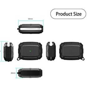 Resim Apple AirPods Uyumlu Pro Kılıf Zore Airbag 10 Silikon Yeşil 