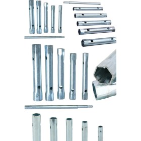 Resim Munico 8-17MM Metrik Boru Kutusu Anahtarı Set Bujili Anahtarlık Çelik Çift Uçlu Otomotiv Çekül Onarımı Için 