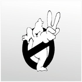 Resim Folyo Sticker Hayalet 200cm Uzunluk Siyah 