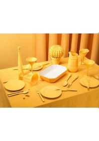 Resim Pyrex 295b008/7145 Dikdörtgen Fırın Kabı Sarı 33x22x7cm 3,2 