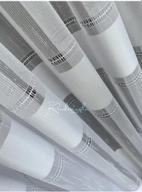 Resim Tül Perde Derin Desen Armür Düz Enine Hizalı 