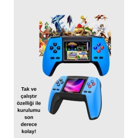 Resim Tak Çalıştır Mini Retro Gamepad | 520 Klasik Oyun 